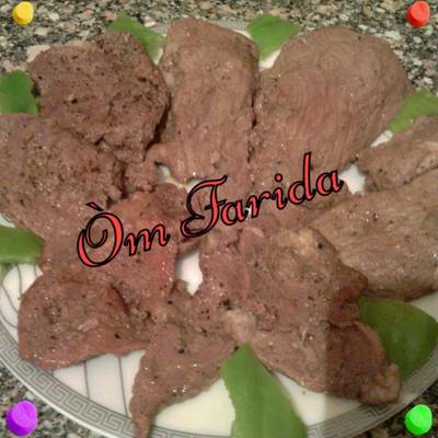  طريقة عمل اللحم البوفتيك بالزبده 