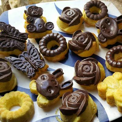  طريقة عمل كب كيك بالشكولاتة 