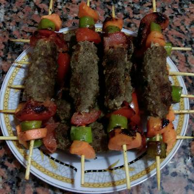  كفته شيش طاووق مشويه علي طريقتي 