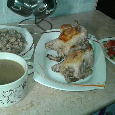  فراخ محشيه رز وبطاطس 