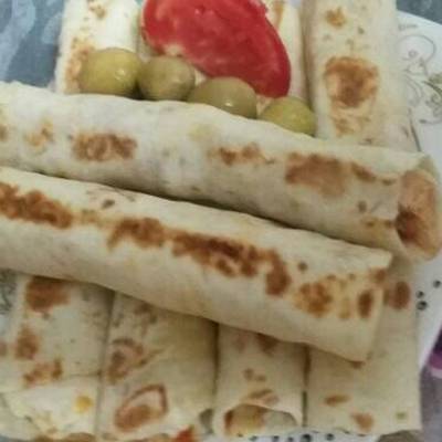  رول دجاج مشوى ع الصاج 