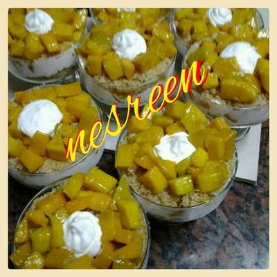  كنافه بالمانجو #اكلات_العروس 