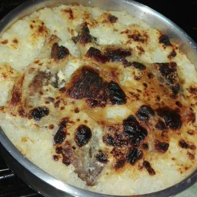  لحم مدفون في الرز المعمر 