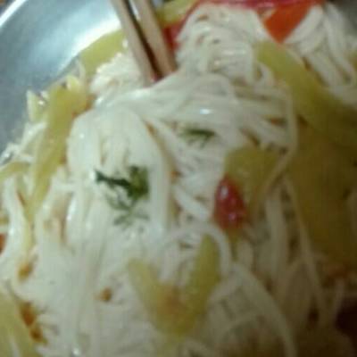  معكرونه بالخضروات 