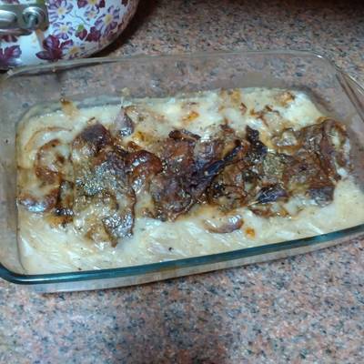  لحم فيليه بالبشاميل 