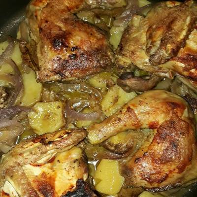  فراخ بالبطاطس 