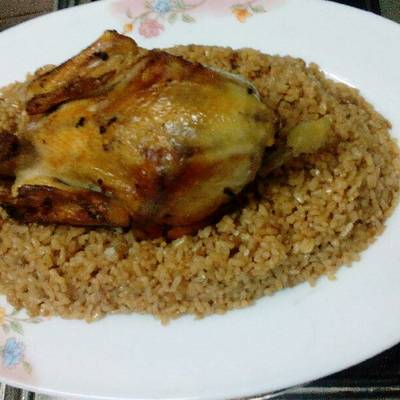  فروج محشي بخلطه الارز 