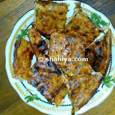  طريقة عمل صينية عجة بالخضار فى الفرن 