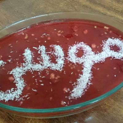  كيكة باردة بالجلي 