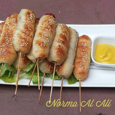  لفائف النقانق 