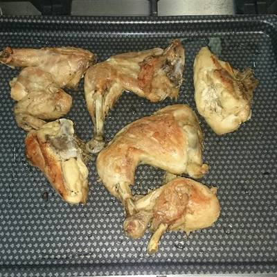  فراخ محمرة في الفرن 