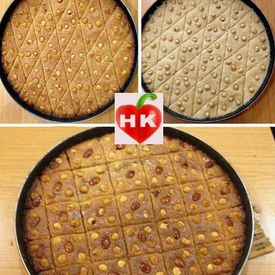  طريقة عمل البسبوسة بالبندق 