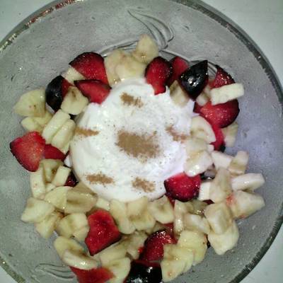  زبادى بالفواكه 