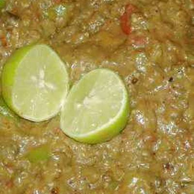  بابا غنوج بالفلفل الاحمر 