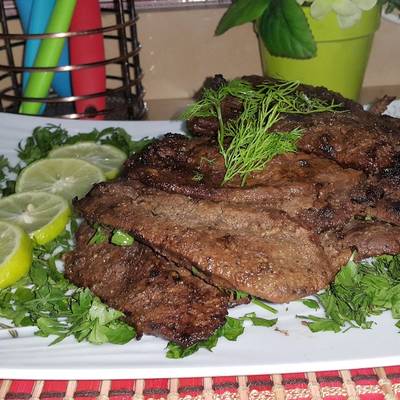  طريقة عمل كبده مشويه بالفرن 