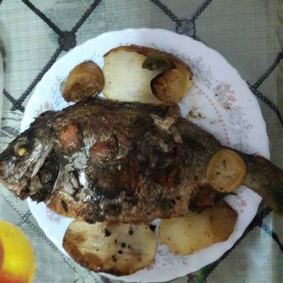  صينية سمك فى الفرن