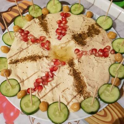  حمص بالطحينة 