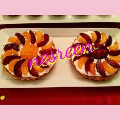  تارت الكنافه بالفواكه 