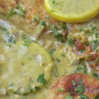  تشكن بيكاتا بالليمون 