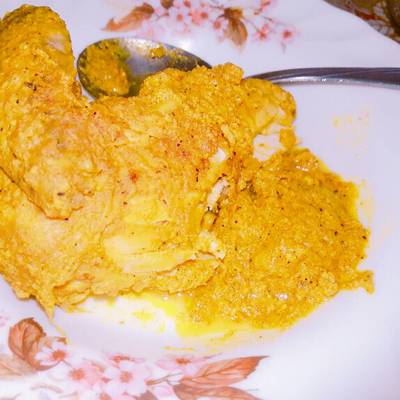  فراخ بالزبادى والكارى 