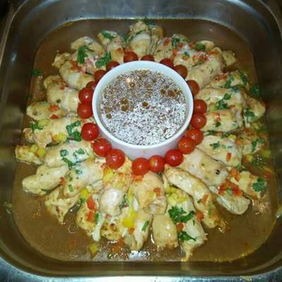  فراخ بوبيت بالخضار 