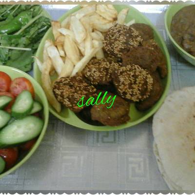  فلافل الفول المصرية 