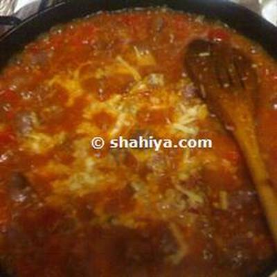  طريقة عمل سجق بالفلفل الرومي والطماطم 