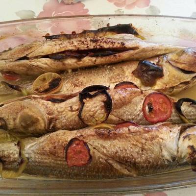  سمك بوري بالليمون 