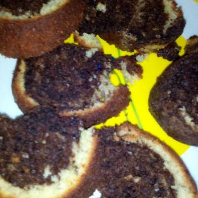  الكيك الرخامي بالشوكولاتة والليمون #كيكه_ناجحة 