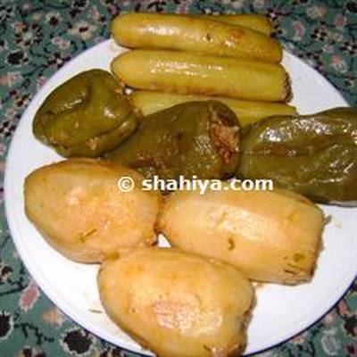  طريقة عمل محشي خضروات مشكلة 