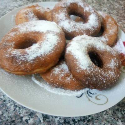  دونات سهله وسريعه 