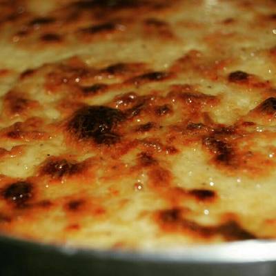  بطاطس جراتان بالبشاميل واللحمة المفرومة 