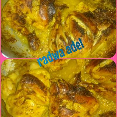  فراخ ب الفرن ب طريقتي 