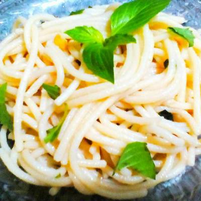  اسباجيتى بالريحان