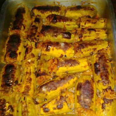  محشي كوسه بالفرن 