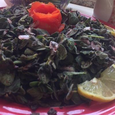  سلطة الزعتر الاخضر 