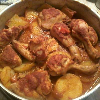  صينية الدجاج بالبطاطس 