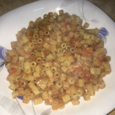  مكرونه محمره سريعه