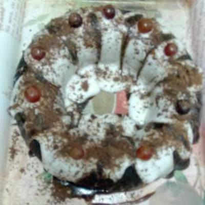  كيك الشكولاتة (السيدة الكسولة) 