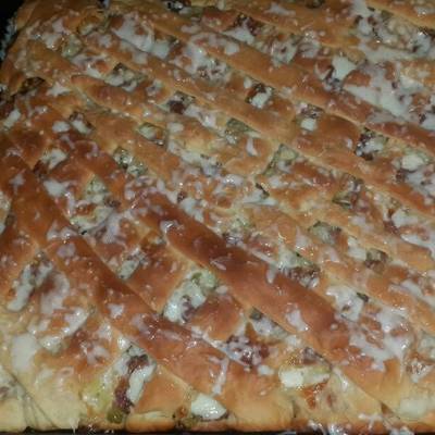  فطيرة الخضار بالموزريلا 