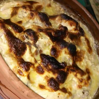  طاجن لسان عصفور بالدبابيس 