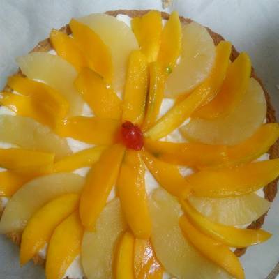  تارت المانجو والاناناس 