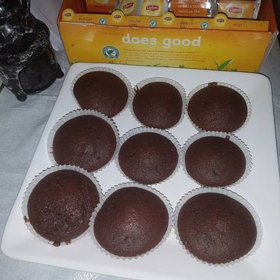  مافن الشوكولا بدون بيض او حليب 