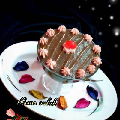  كاسترد الشيكولاتة بطريقتي