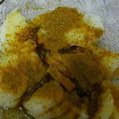  بطاطا مسلوقة 