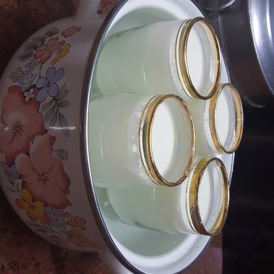  الزبادي البيتي من غير جهاز باسهل طريقة 