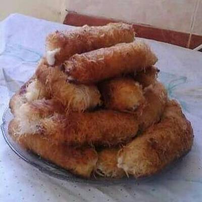  اصابع كنافه بالقشطه 