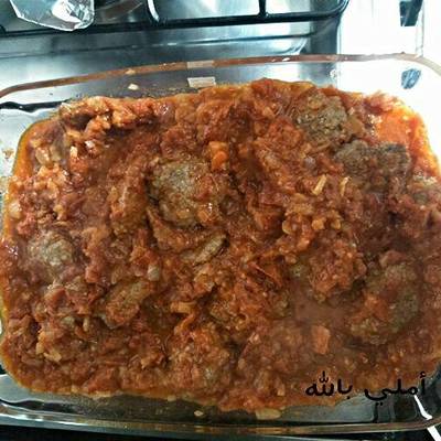  كفتة بالبندورة 