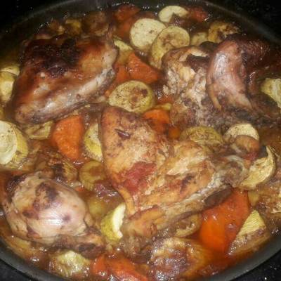  صينيه فراخ بالخضار (للدايت) 