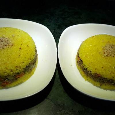  أرز بالخضار على طريقتي 